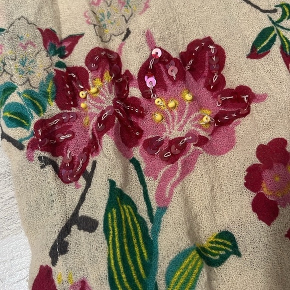 Free People Latimer Kimono In Neutral Combo Size XS NWT - Picture 9 of 11